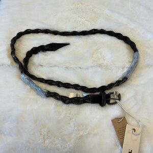 Diesel Braided women’s belt Y2K new Leather 40 Inch